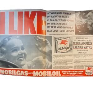 Mobilgas Mobiloil Print Ad AutoLite International Trucks May 23 1938 Frame Ready